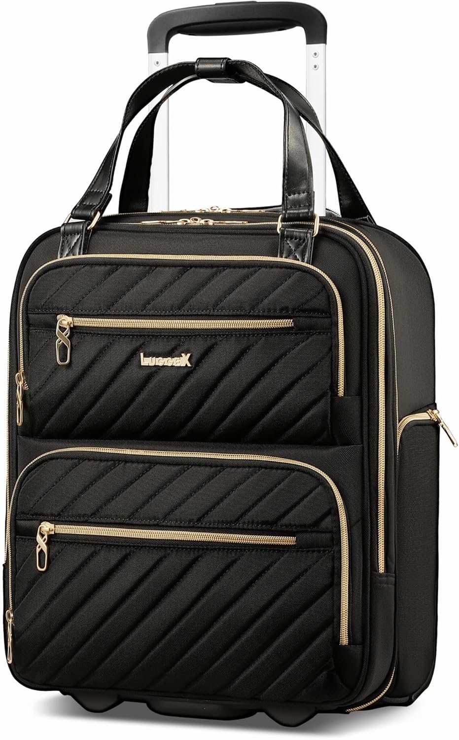 Ciao Luggage Underseat Expandable Carry On 3 Piece Suitcase Sets